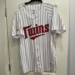 Vintage Minnesota Twins Cloth Russell Jersey- Blank XL
